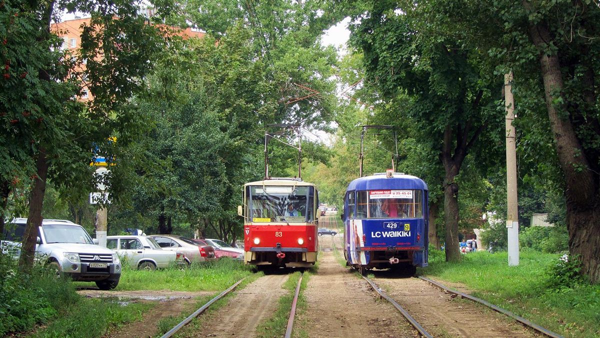 Тула, Tatra T3SU № 429; Тула, Tatra T6B5SU № 83