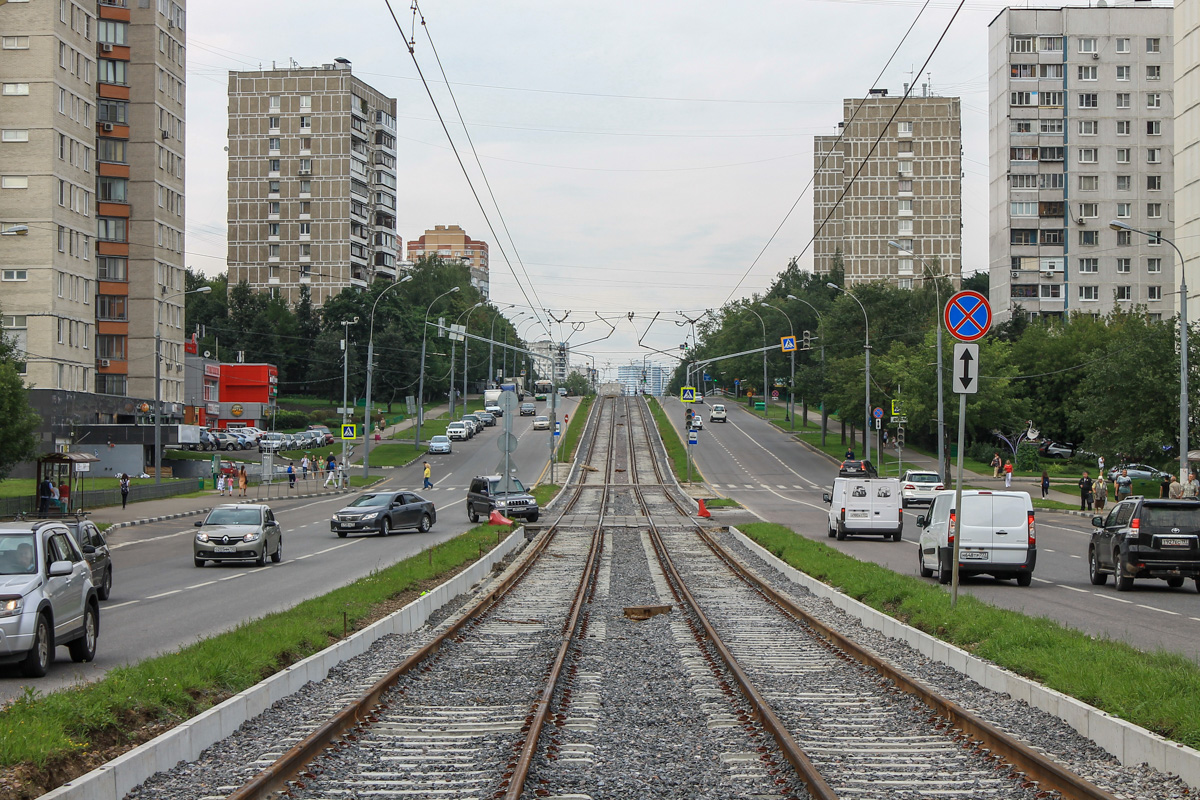 Moscow — Construction and repairs; Moscow — Tram lines: South Administrative District