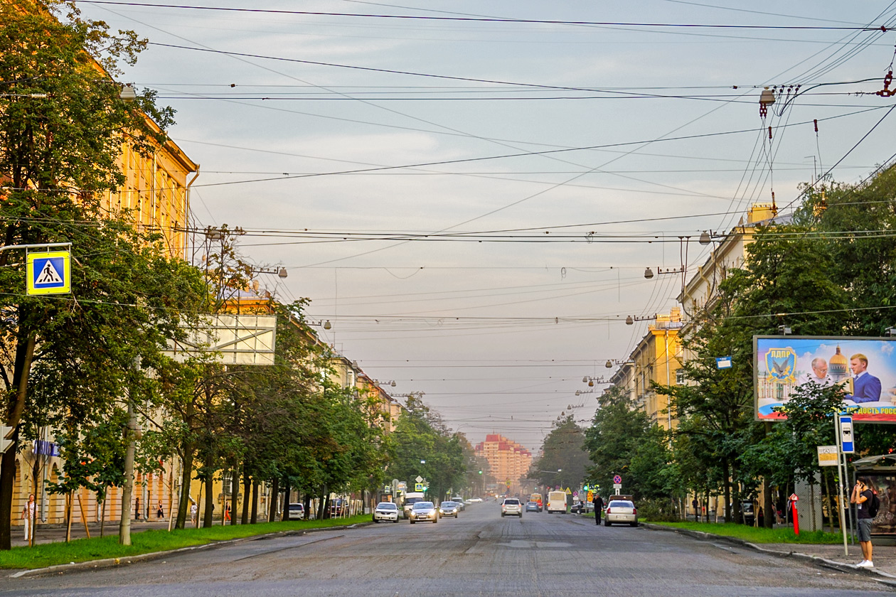 Szentpétervár — Trolleybus lines and infrastructure