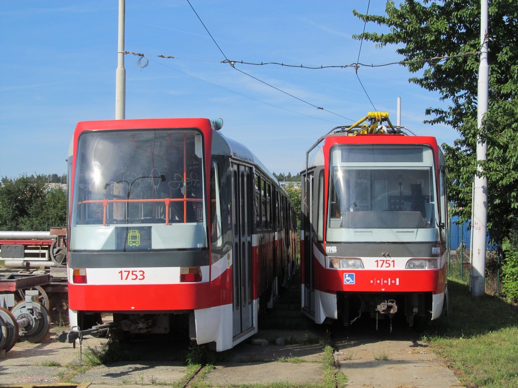 Brno, Tatra K3R-N nr. 1751; Brno, Tatra K3R-N nr. 1753