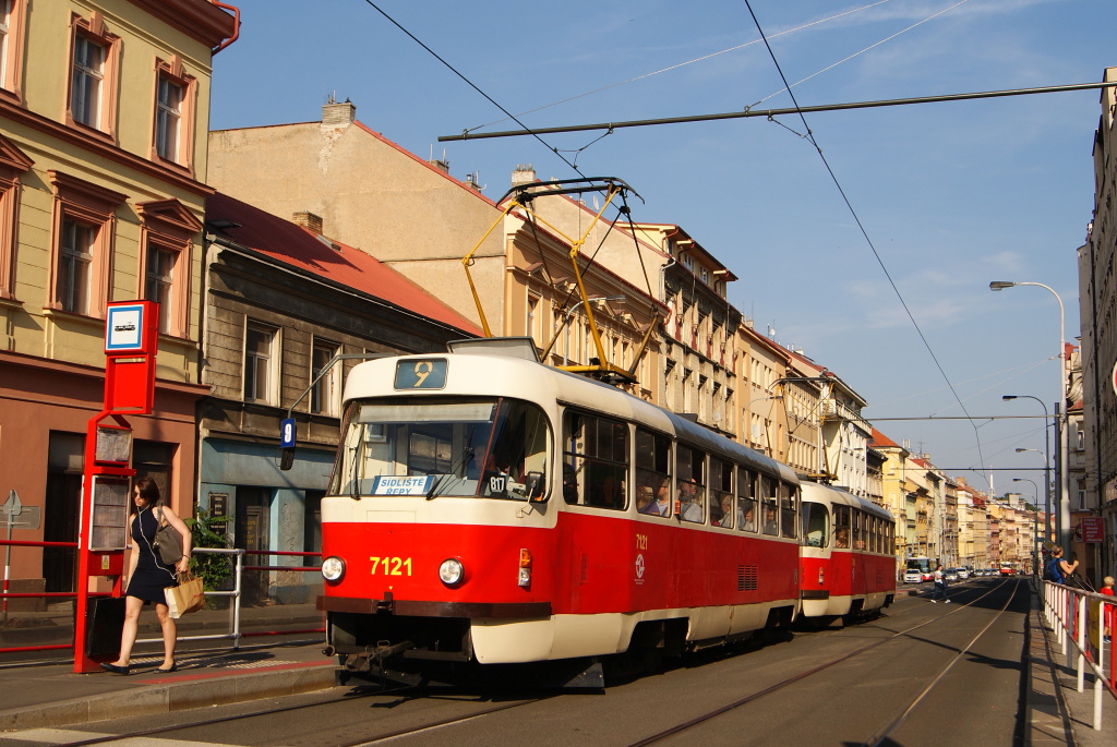 Prague, Tatra T3SUCS # 7121
