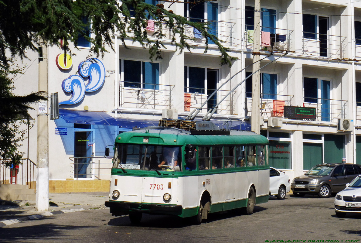 Troleibuzul din Crimeea, Škoda 9TrH27 nr. 7703