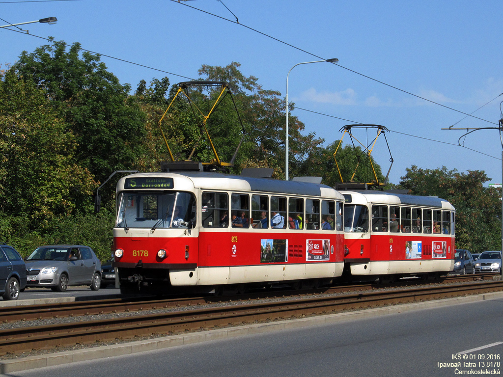Prague, Tatra T3R.PV № 8178