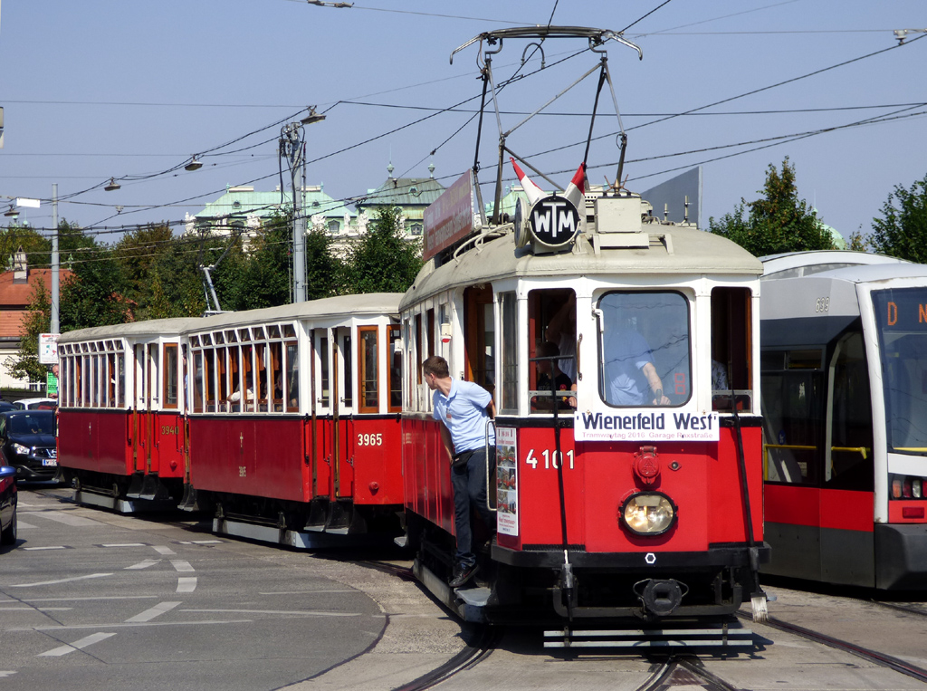 Вена, Lohner Type M № 4101; Вена — Tramwaytag 2016