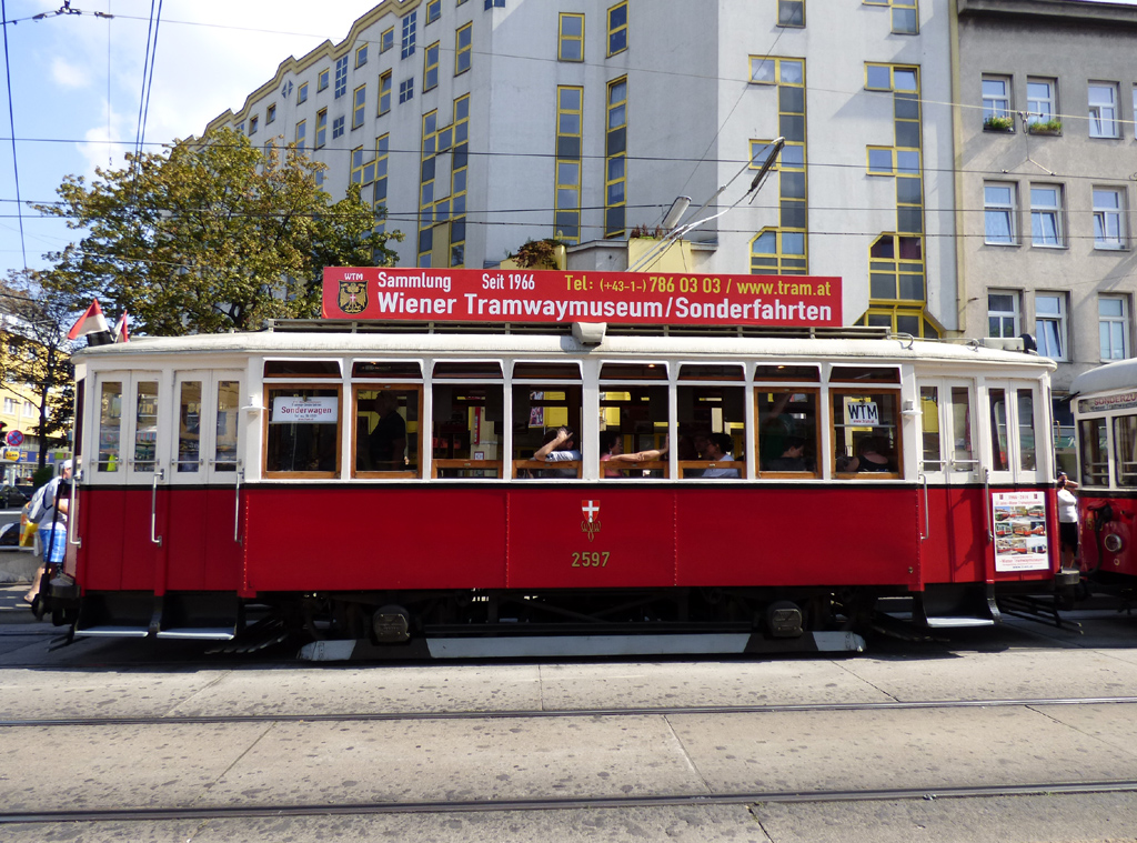Viena, HW Type L1 nr. 2597; Viena — Tramwaytag 2016