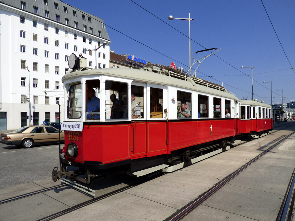 Bécs, HW Type M(aw) — 4137; Bécs — Tramwaytag 2016