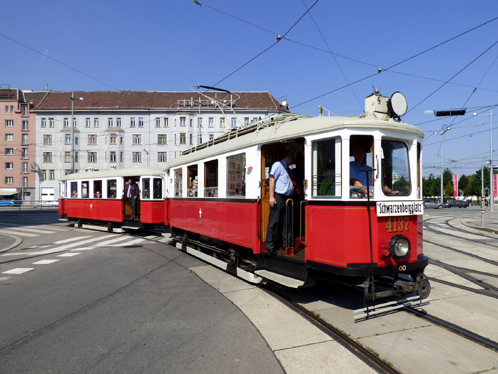 Вена, HW Type M(aw) № 4137; Вена — Tramwaytag 2016