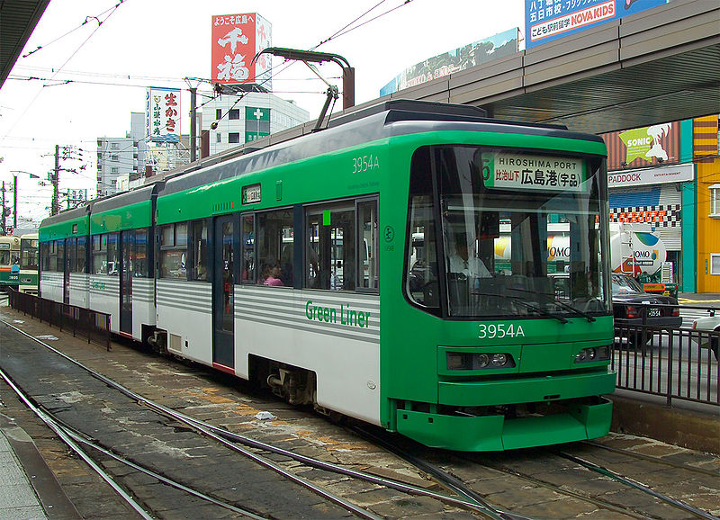 Хиросима, Green Liner Hiroshima series 3950 № 3954