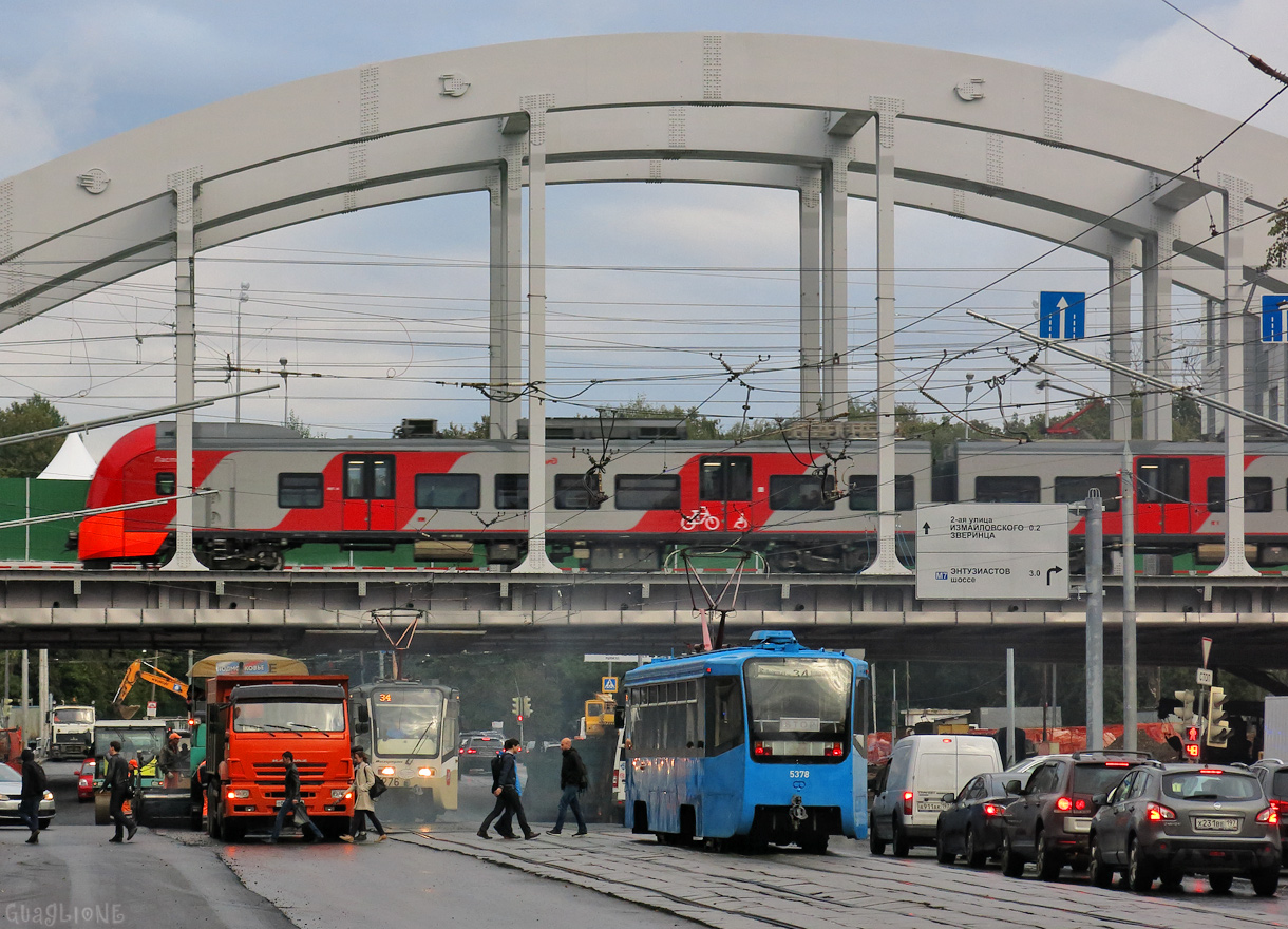 Moskwa — Tram lines: Eastern Administrative District