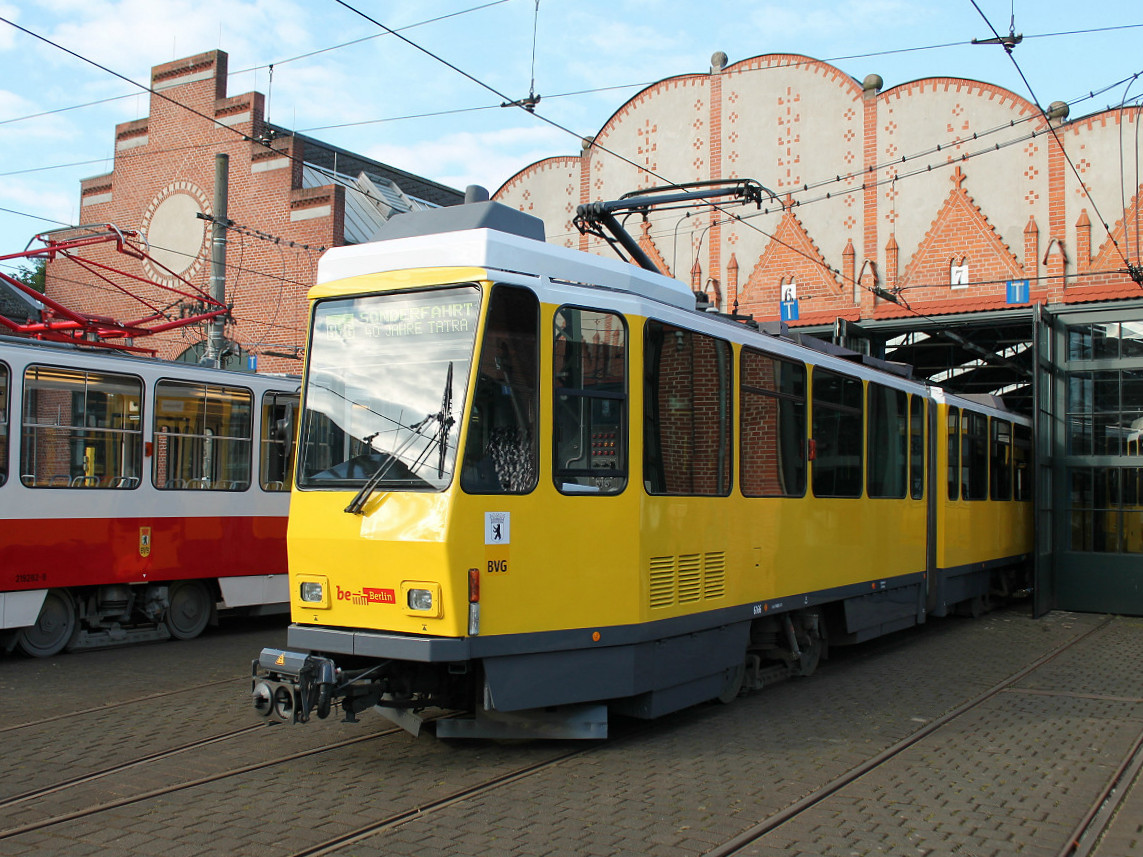 Берлин, Tatra KT4DM № 6166