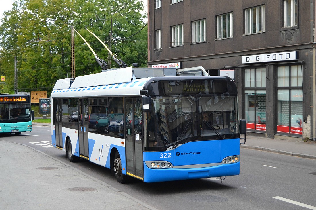 Tallinn, Solaris Trollino II 12 Ganz — 322