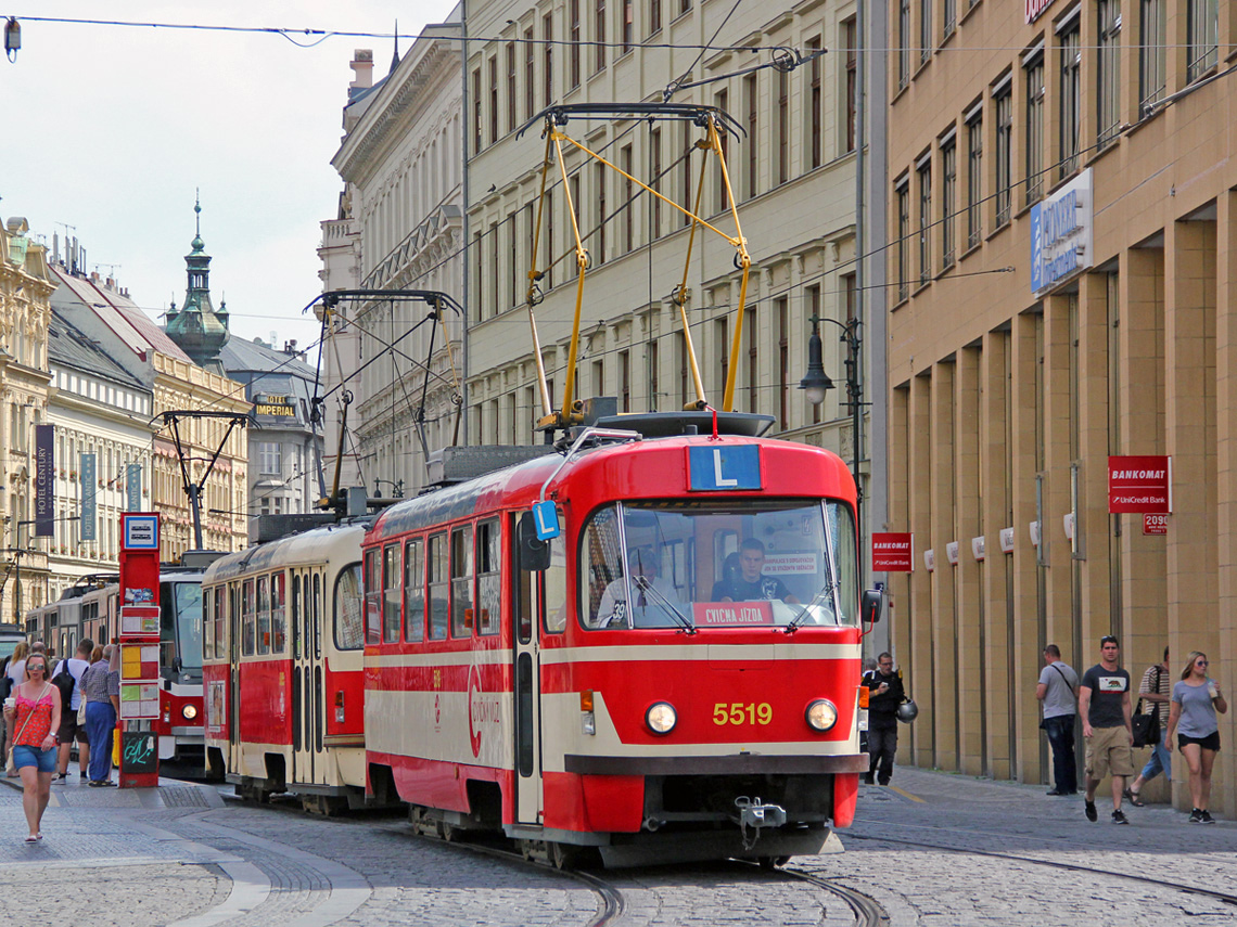 Прага, Tatra T3M № 5519