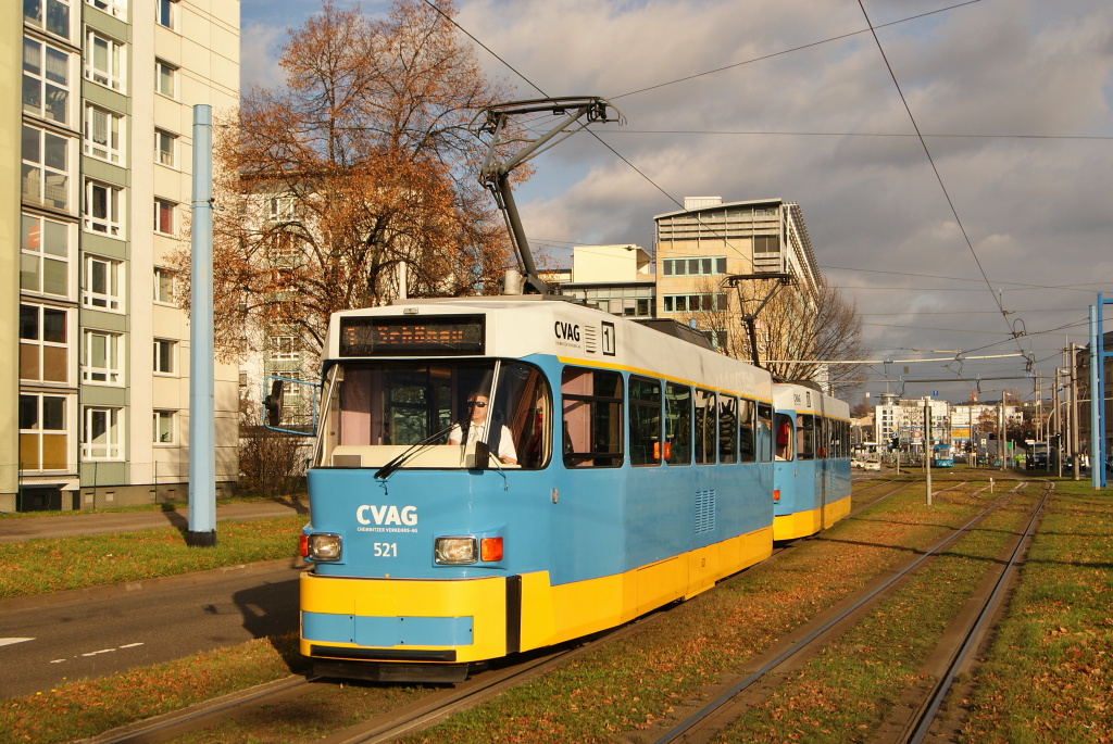 Хемниц, Tatra T3DM № 521