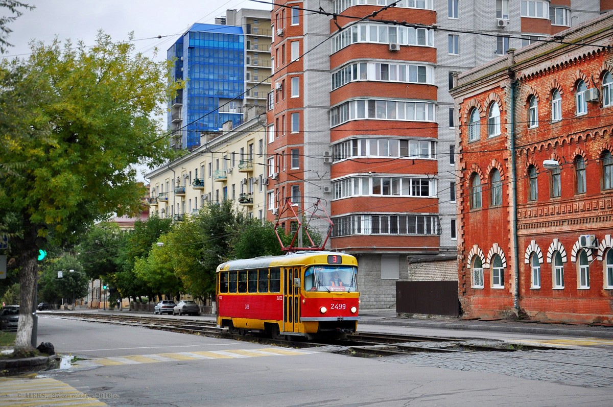 Волгоград, Tatra T3SU (двухдверная) № 2499