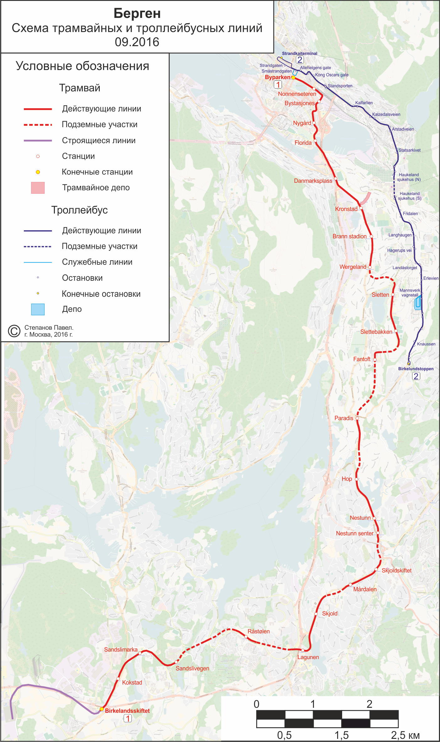 Bergen — Maps