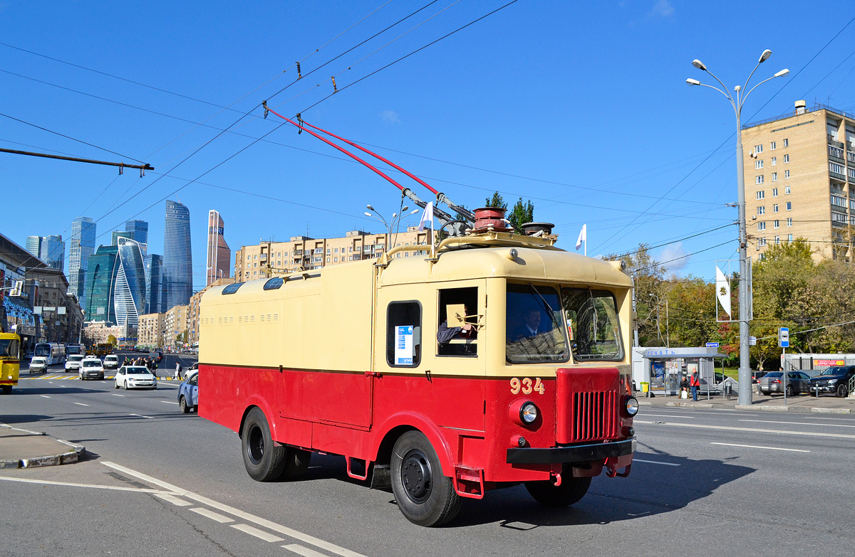 Москва, ТГ-3 № 934; Москва — Парад к 83-летию троллейбуса 1 октября 2016