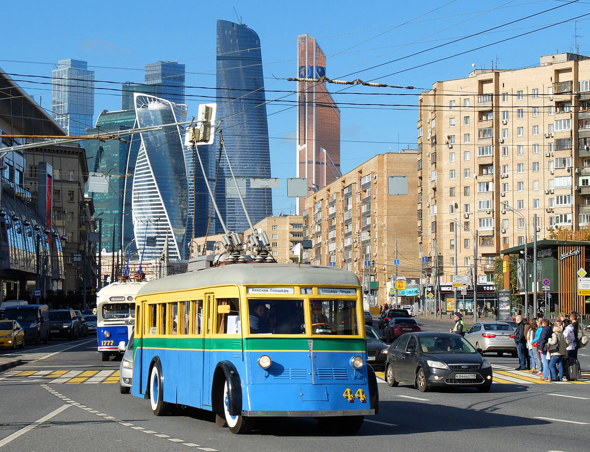 Saint-Petersburg, YaTB-1 č. 44; Moskva — Parade to 83 years of Moscow trolleybus on October 1, 2016