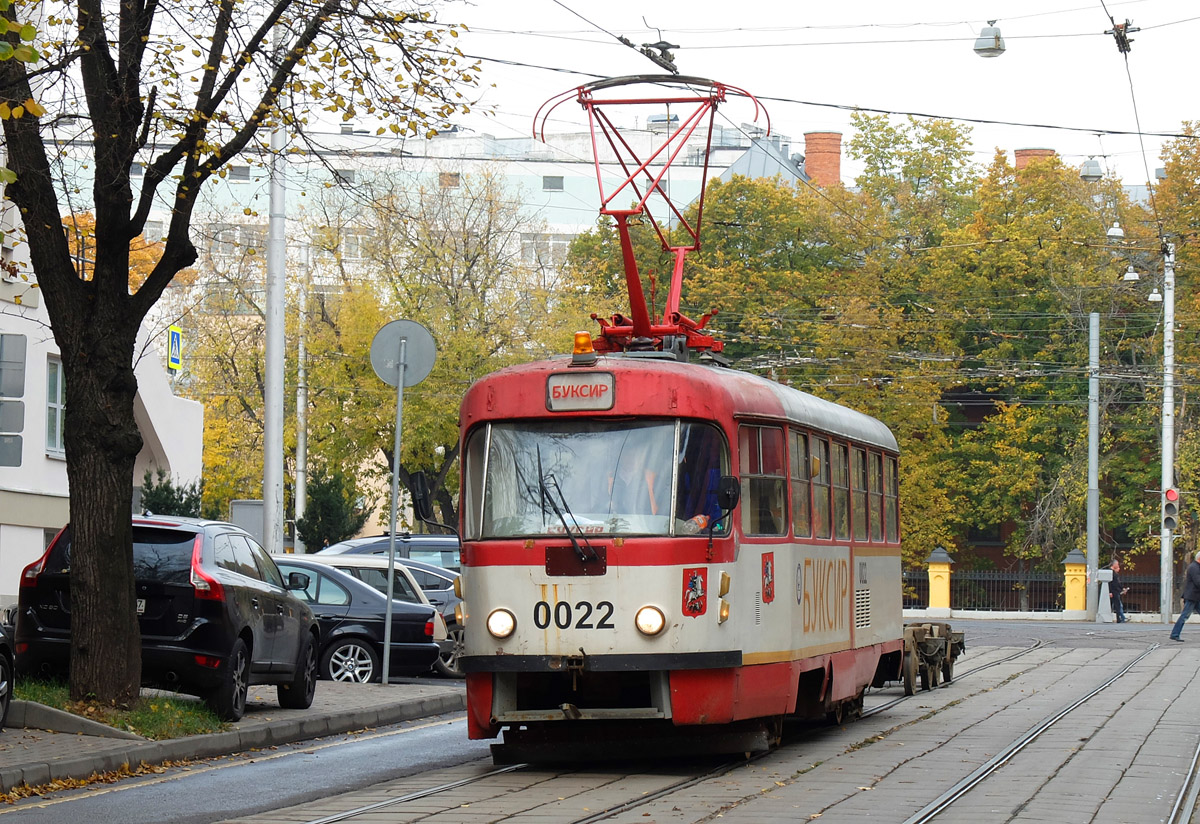 Москва, Tatra T3SU № 0022