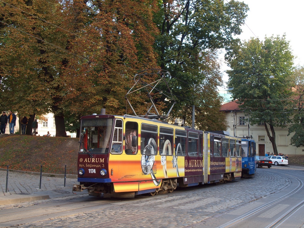 Lviv, Tatra KT4D č. 1174