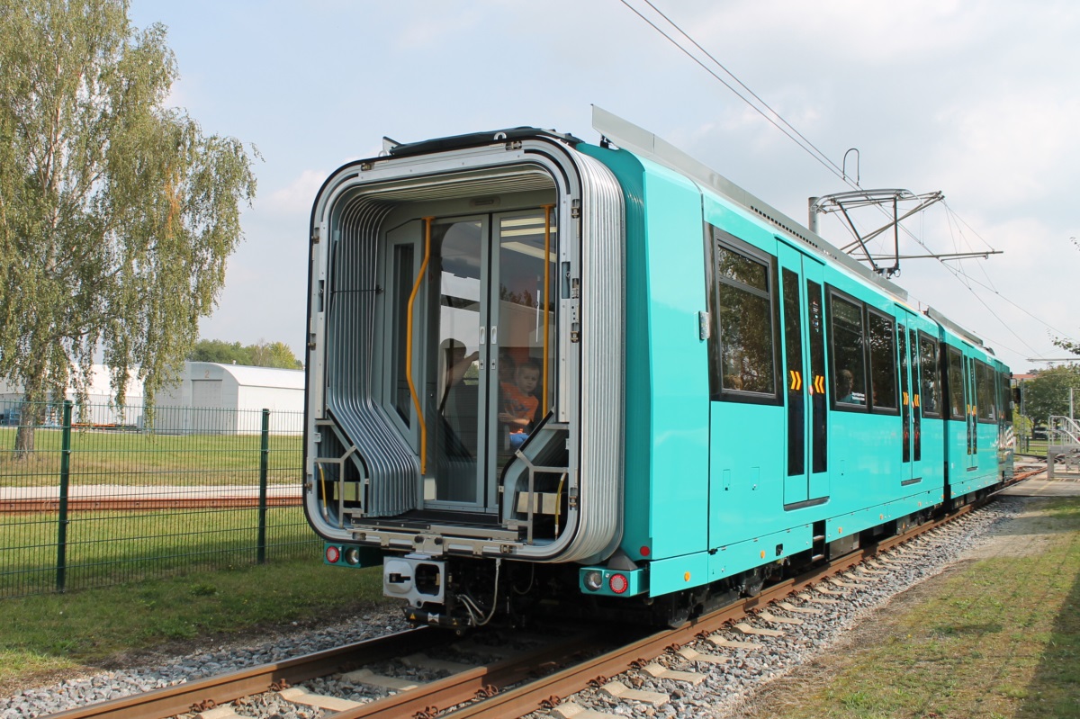 Франкфурт-на-Майне, Bombardier Flexity Swift U5-50 № 910; Баутцен — Пробные поездки трамваев