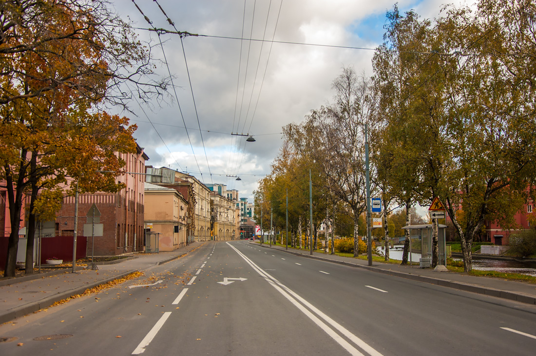 Sankt Peterburgas — Trolleybus lines and infrastructure