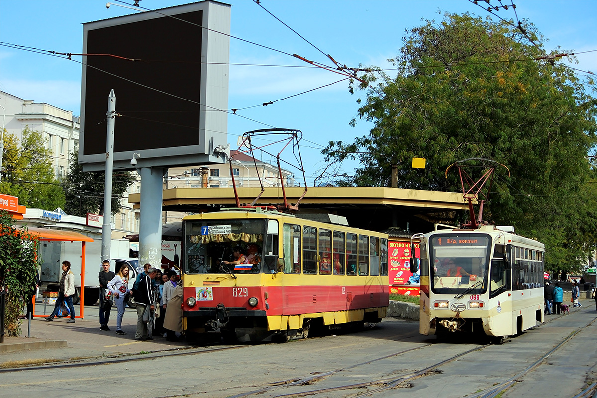 Ростов-на-Дону, Tatra T6B5SU № 829; Ростов-на-Дону, 71-619КУ № 066