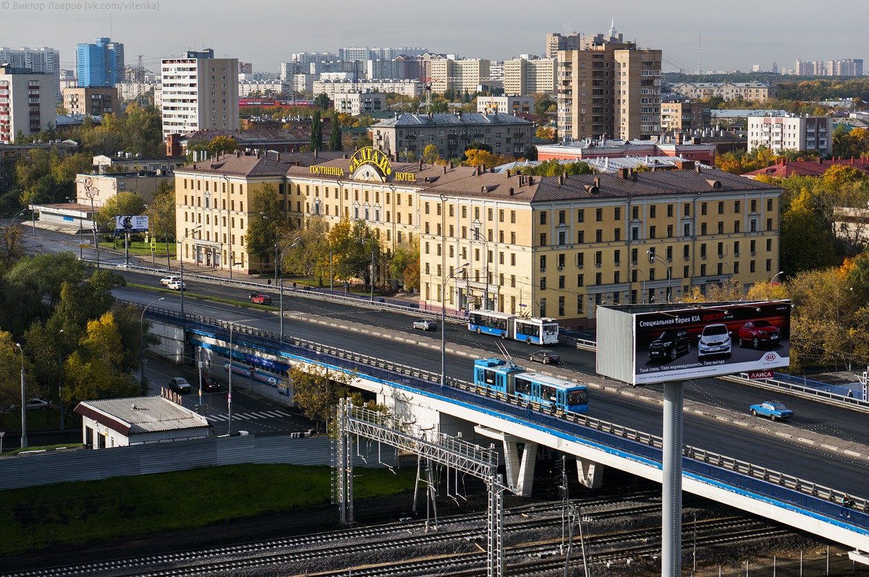 Moszkva — Trolleybus lines: North-Western Administrative District; Moszkva — Views from a height