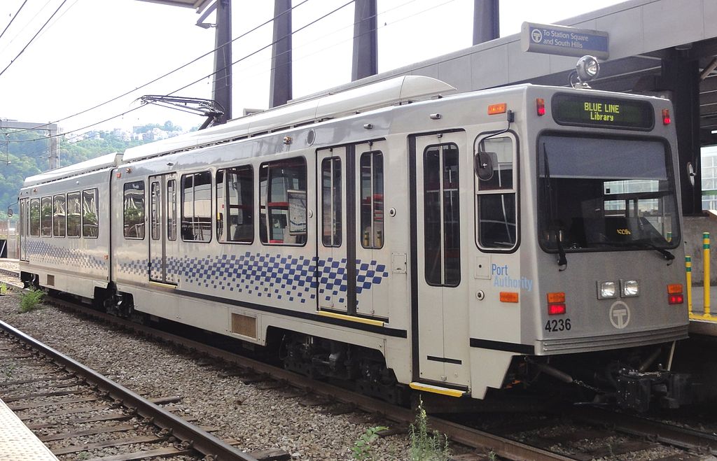 Pittsburgh, CAF LRV # 4236