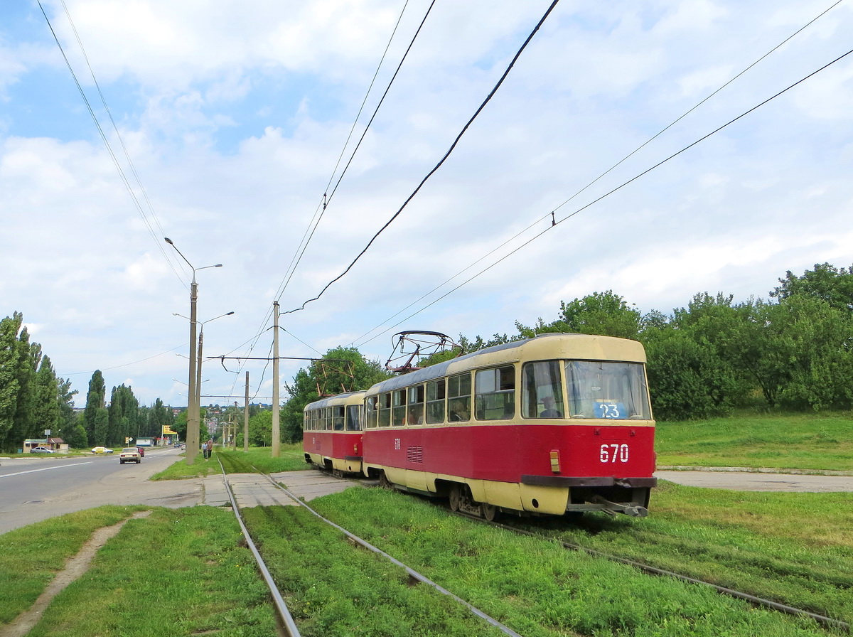 Charków, Tatra T3SU Nr 670