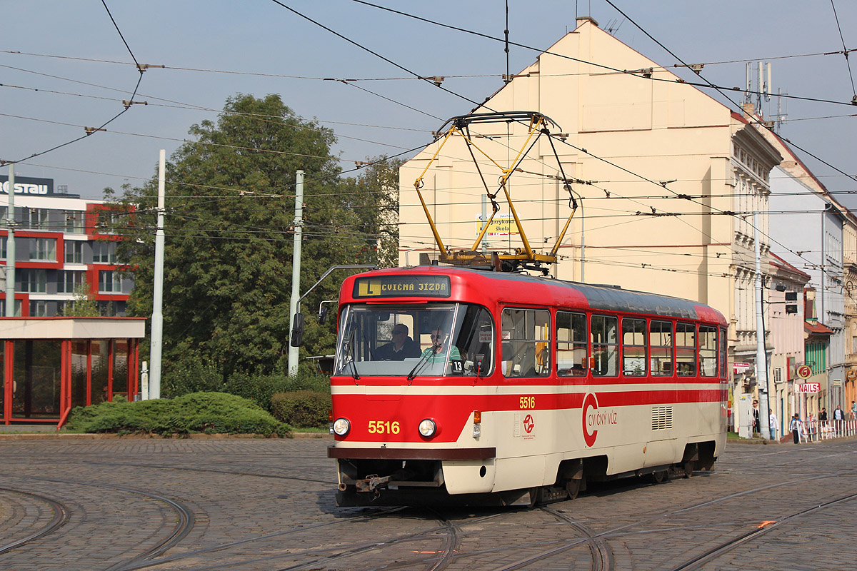 Прага, Tatra T3R.P № 5516