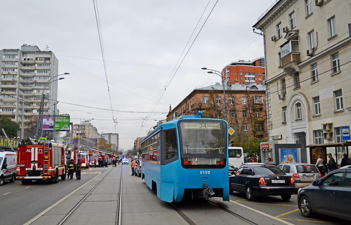 Москва, 71-619К № 5122; Москва — Происшествия