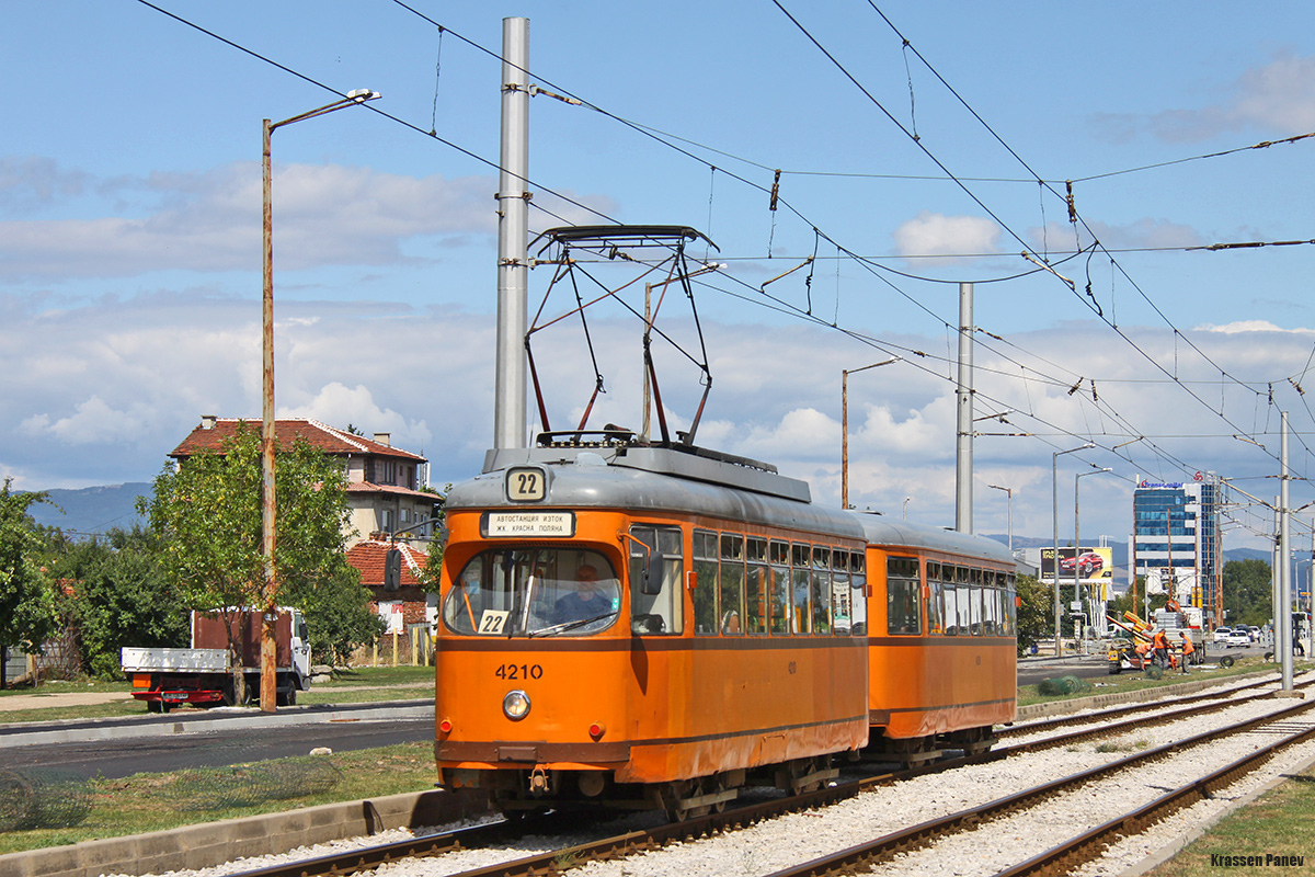 Sofia, Duewag T4 № 4210