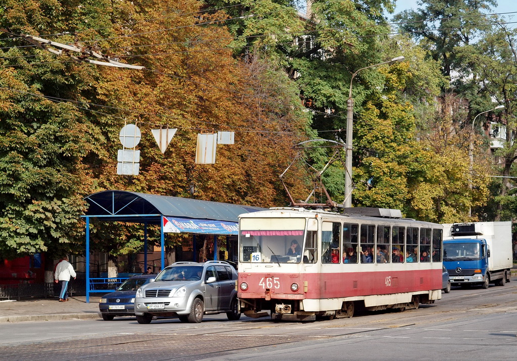 Zaporizhzhia, Tatra-Yug T6B5 № 465