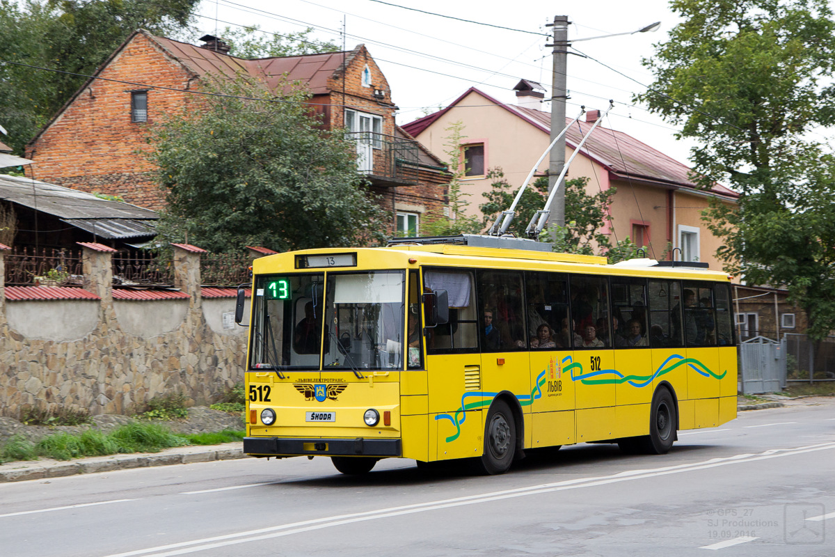 Львів, Škoda 14Tr02/6 № 512