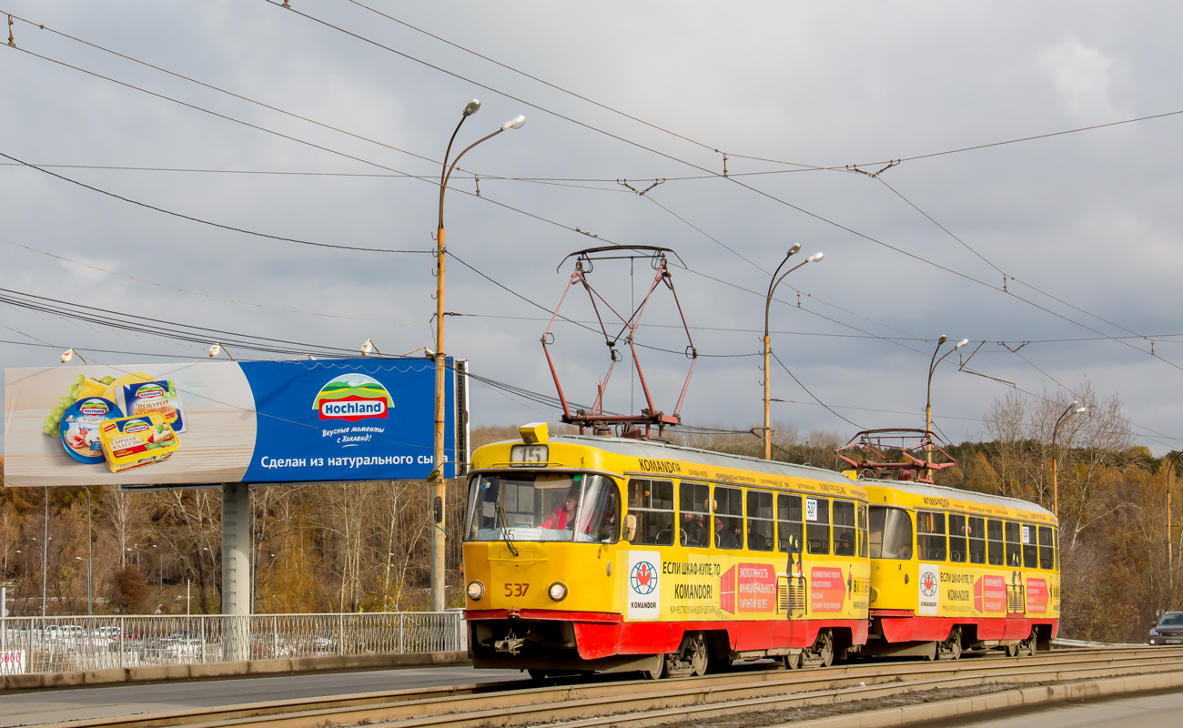 Jekaterinburg, Tatra T3SU № 537