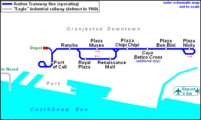 Oranjestad — Maps