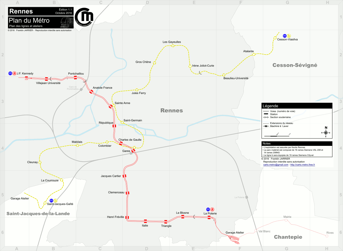 Rennes — Maps