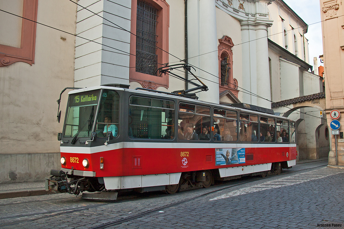 Прага, Tatra T6A5 № 8672
