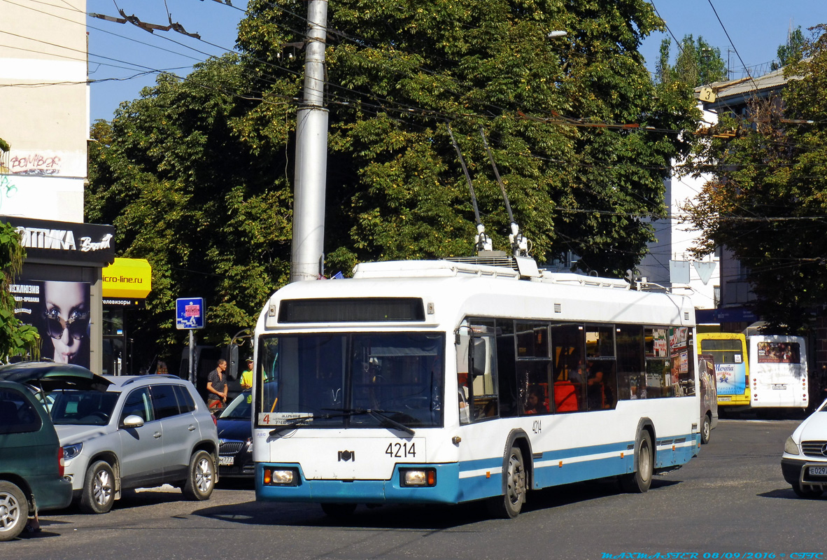 Crimean trolleybus, BKM 32102 # 4214