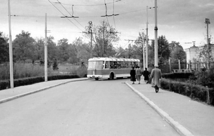 Moscova — Historical photos — Tramway and Trolleybus (1946-1991)