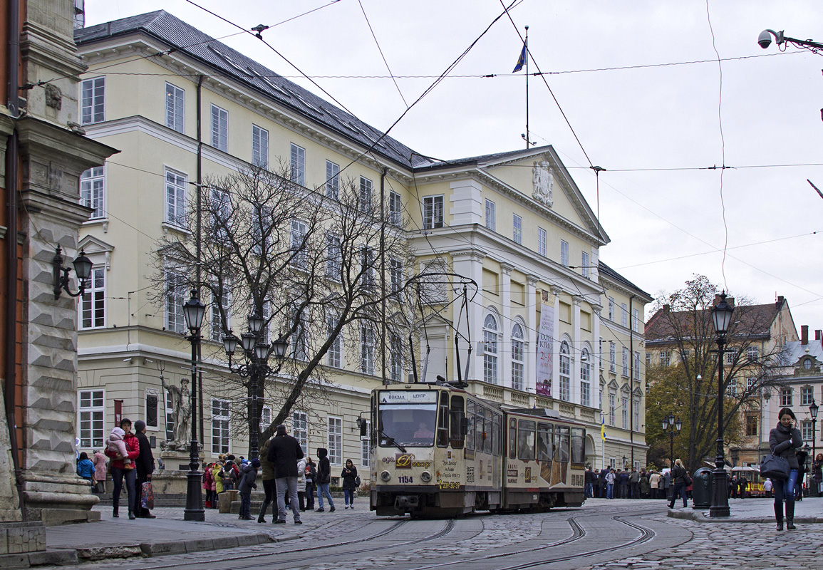 Lviv, Tatra KT4D č. 1154