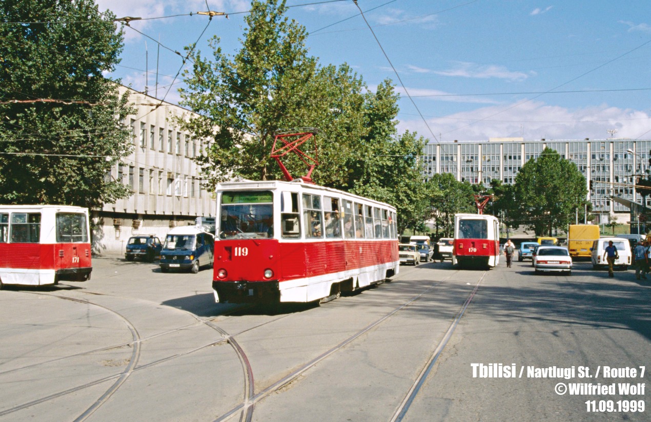 Tbilissi, 71-605 (KTM-5M3) N°. 119; Tbilissi, 71-605 (KTM-5M3) N°. 170; Tbilissi, 71-605 (KTM-5M3) N°. 171