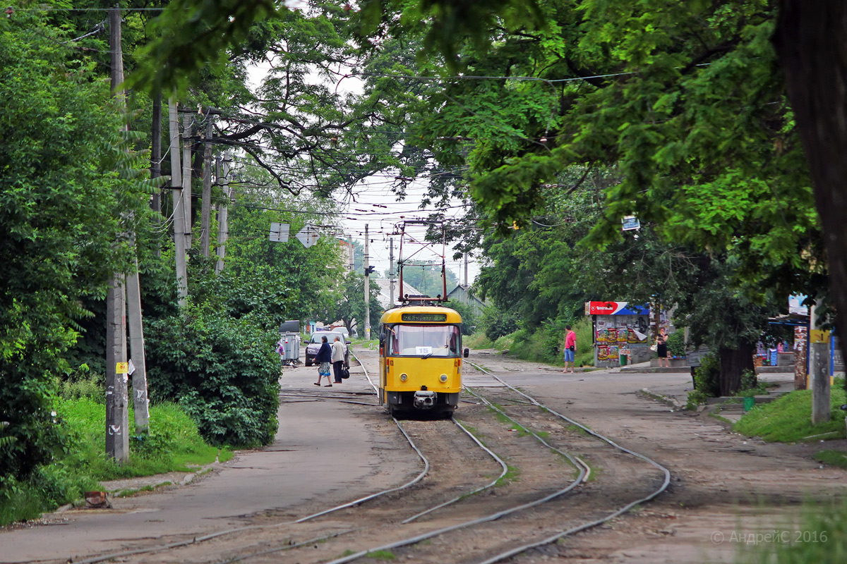 Dnipro — Tram network — right-bank part