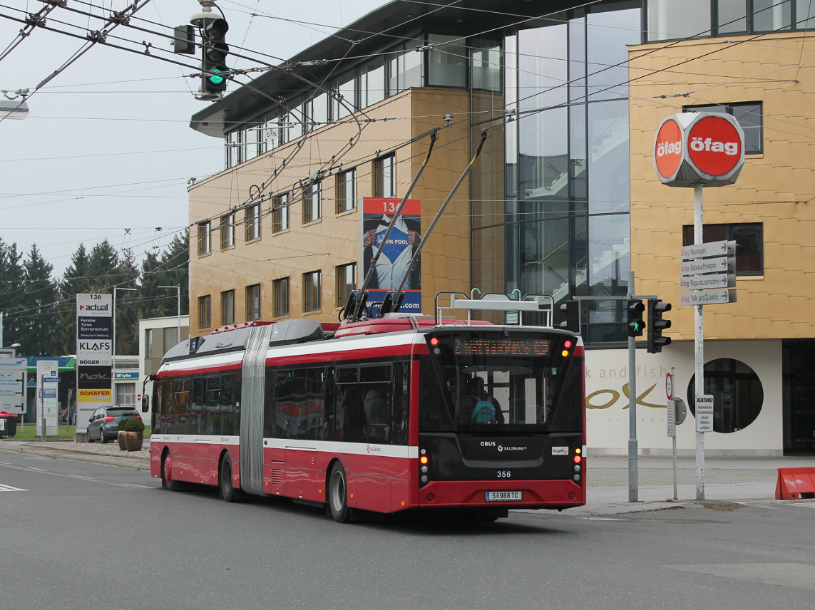Salzburg, Solaris Trollino III 18 AC MetroStyle Nr. 356