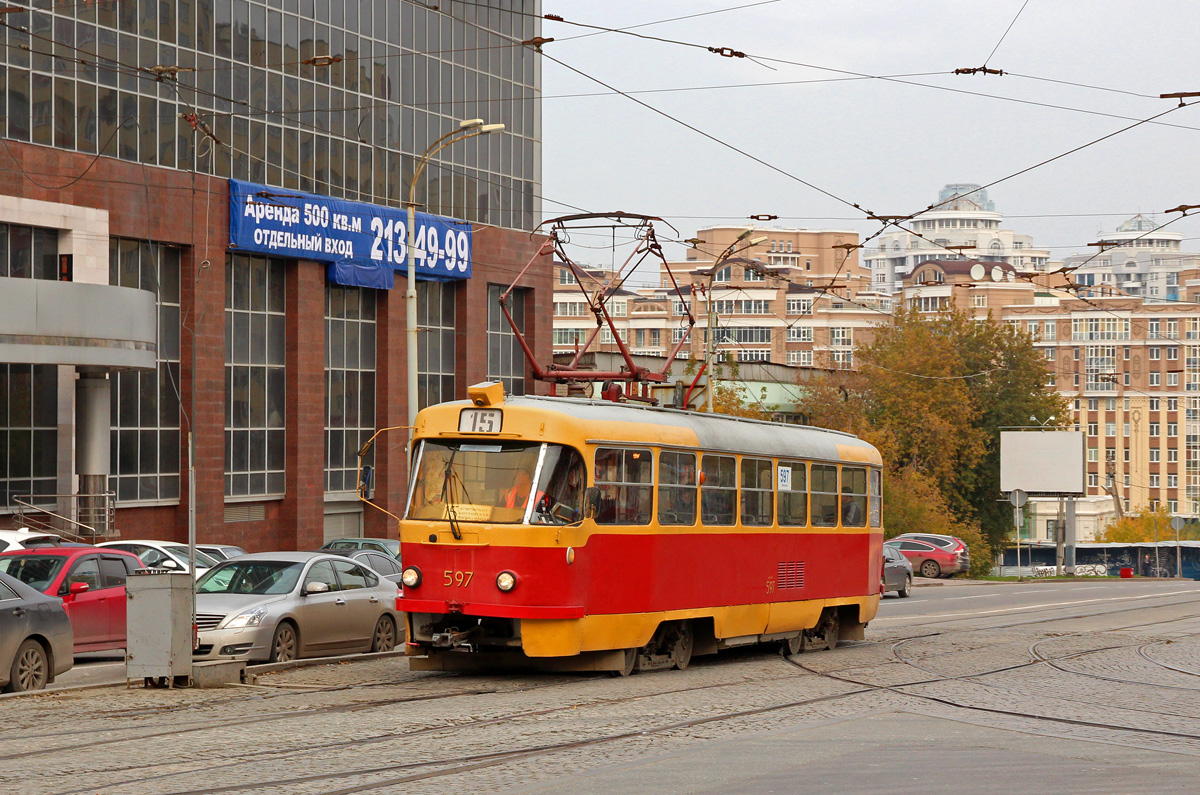 Yekaterinburg, Tatra T3SU č. 597