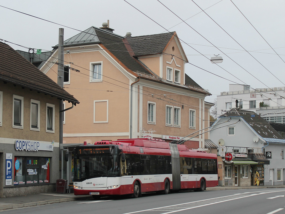 Salzburg, Solaris Trollino III 18 AC č. 308