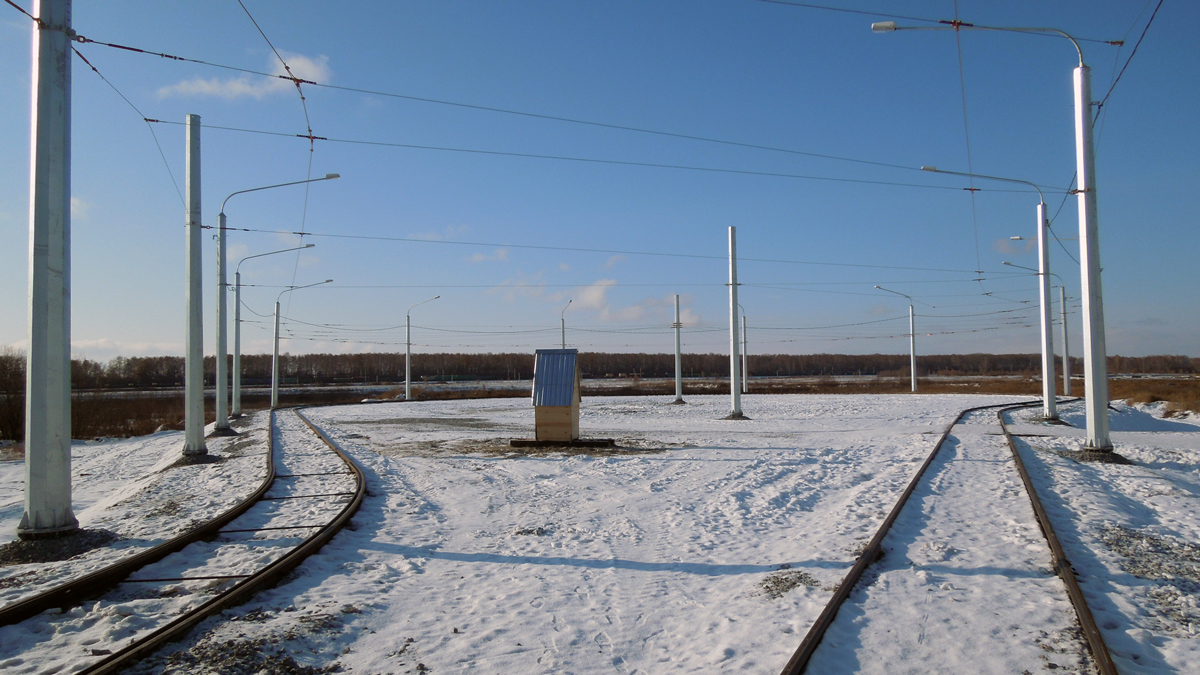 Novosibirsk — Construction of the new tramline to Chistaya Sloboda; Novosibirsk — Track properties and contact wire