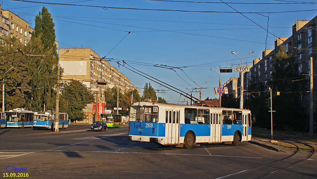 Винница, ЗиУ-682Г-016 (012) № 269; Винница — Троллейбусные линии и инфраструктура