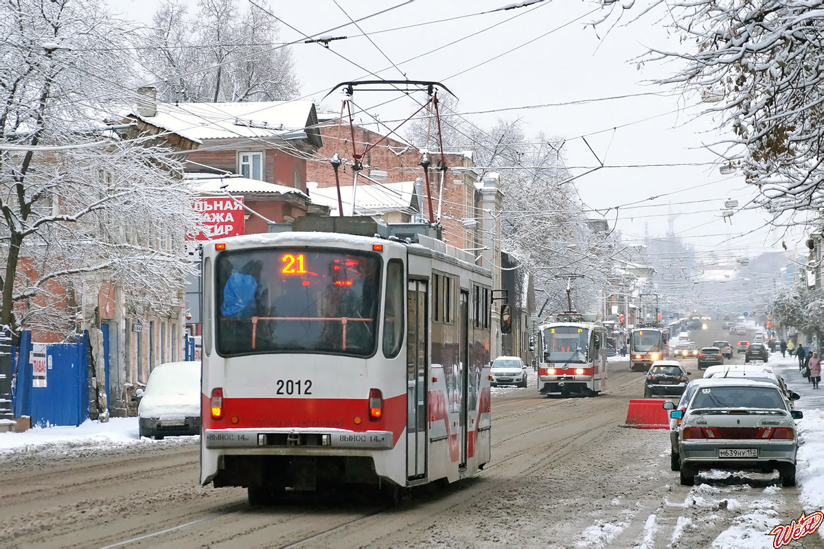Nižni Novgorod, 71-407 № 2012; Nižni Novgorod — Tram lines