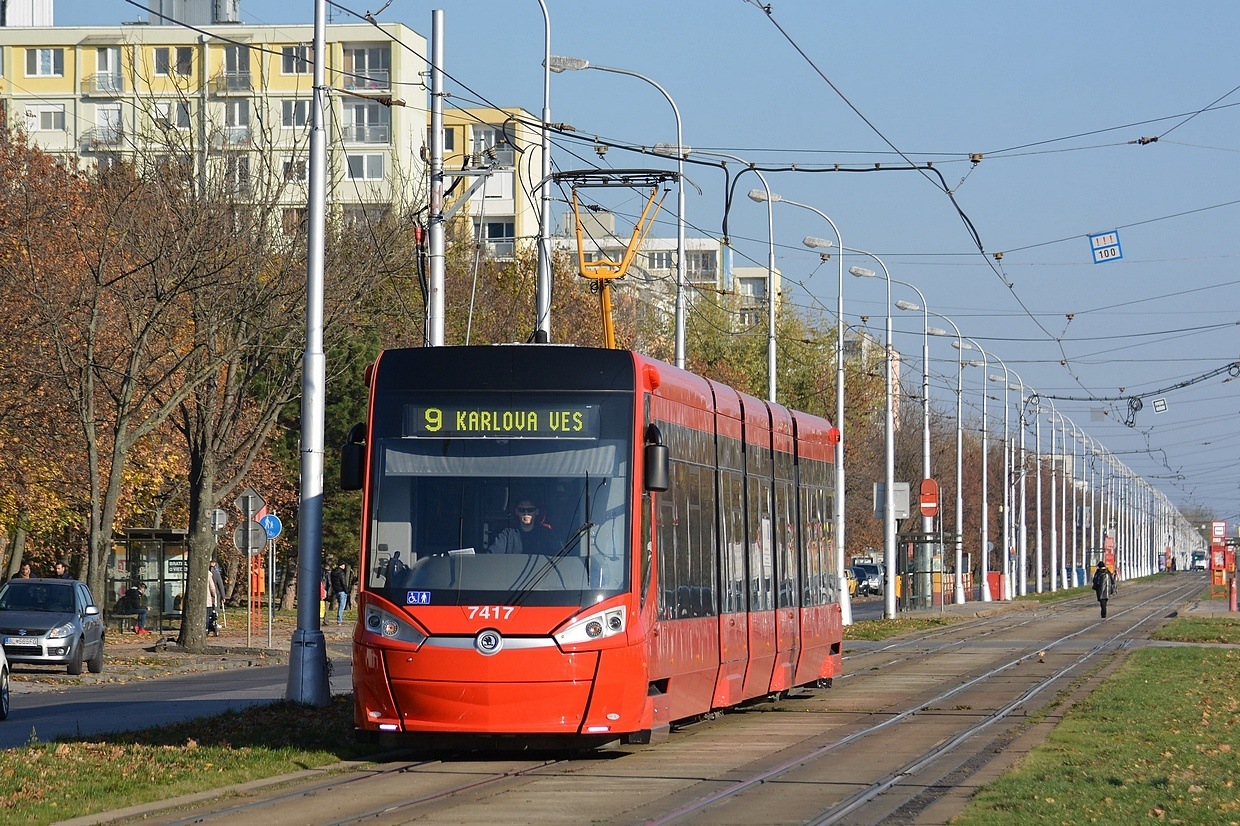 Bratislava, Škoda 29T ForCity Plus # 7417